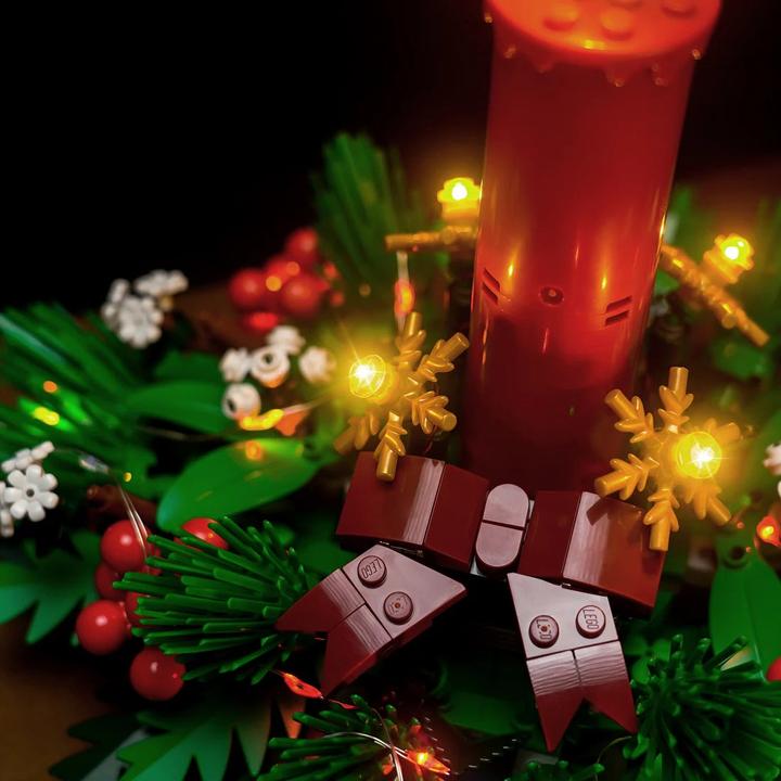 Actual product image BrickBling LED light set for Lego Christmas decorations