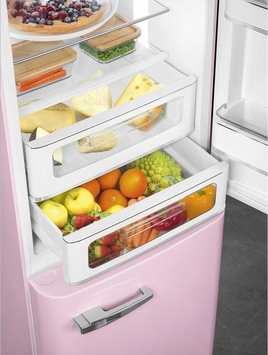 Immagine prodotto Smeg FAB32RPK5 Stile anni '50, 2 porte, 60 cm, Destra, Senza gelo, rosa cadillac (331 l)