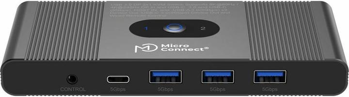 Productafbeelding MicroConnect Displayport & USB 2 naar 1 weg