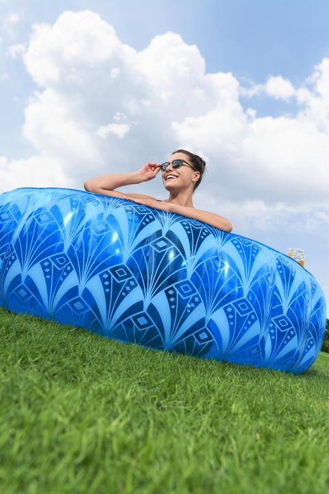 Actual product image Bestway Bohemian Blue Inflatable Family Pool 1.68 m x 53 cm