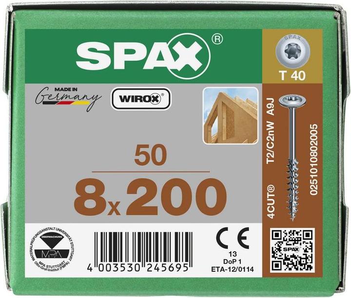 Image du produit Spax Vis pour assemblage bois (50 Vis par pièce)