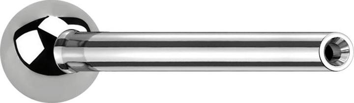 Actual product image Star Piercing Micro threadless barbell bar silver with ball (without brass, Titanium G23)