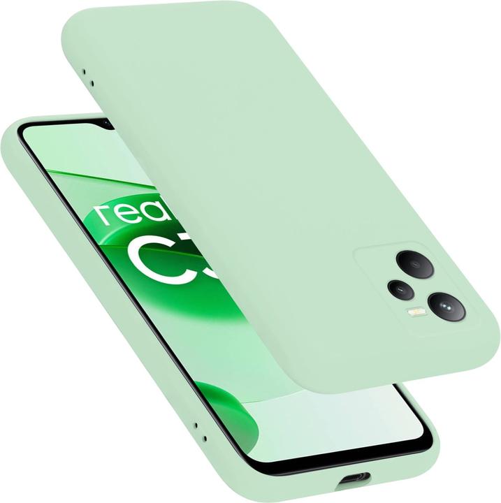 Immagine prodotto Cadorabo Custodia in silicone liquido TPU per Realme C35 / Narzo 50A PRIME (Realme C35, Realme Narzo 50A Prime)