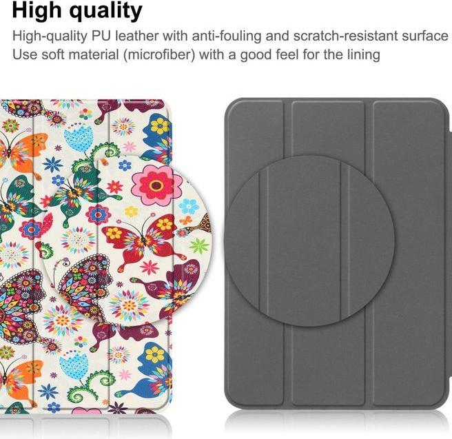 Produktbild MU Style Dreifach faltbare Hülle mit Muster (iPad 2025 (11. Gen), iPad 2022 (10. Gen))