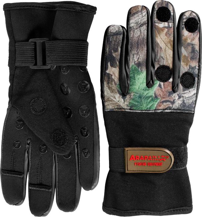 Actual product image Arapaima Fishing Equipment Neoprene Gloves (L)