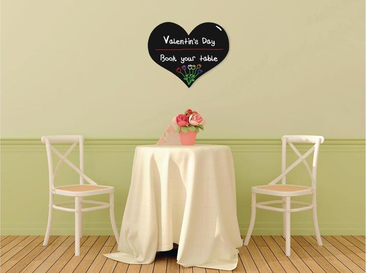 Image du produit Securit Silhouette Heart (Tableau noir, 36 x 30 cm)