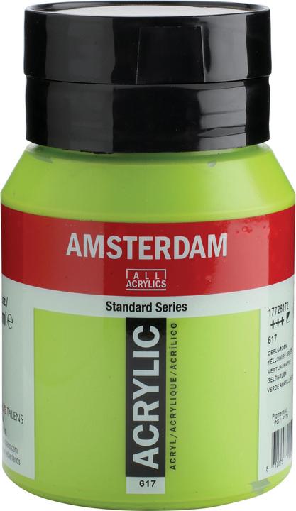Produktbild Talens Acrylfarbe Amsterdam 500ml (Gelbgrün, 500 ml)