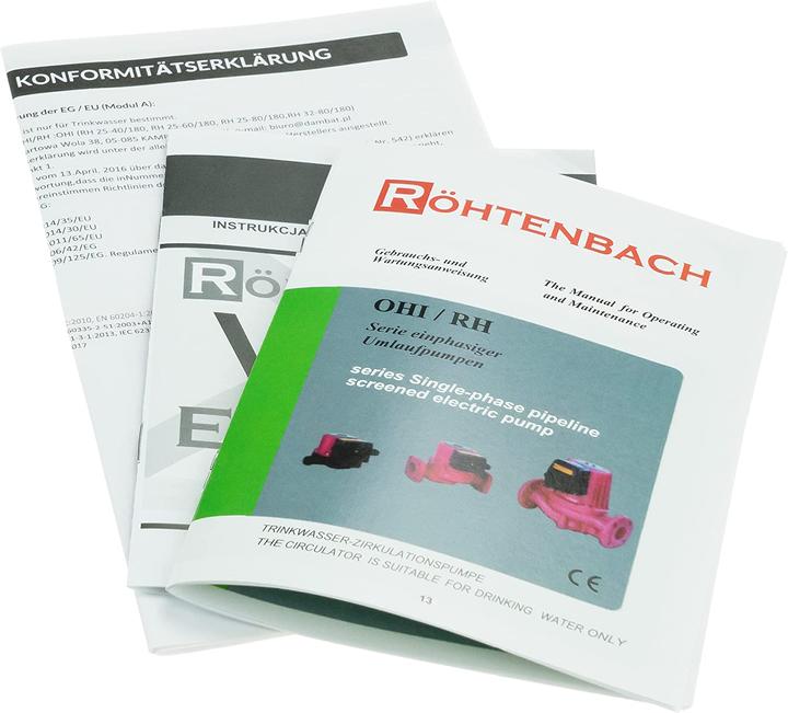 Produktbild Röhtenbach Umwälzpumpe 25-60 180