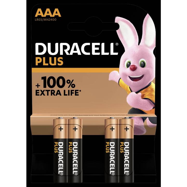 Productafbeelding Duracell Plus (4 Pcs., AAA, 1175 mAh)