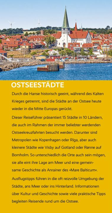 Actual product image Reiseführer Ostseestädte (German, André Micklitza, Christian Nowak, Gunnar Strunz, Rasso tuber, Hinnerk Dreppenstedt, Volker Hagemann, Corinna Grulich, 2024)