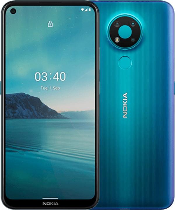 Produktbild Nokia 3.4 (64 GB, Blau, 6.39", Hybrid Dual SIM, 13 Mpx, 4G)