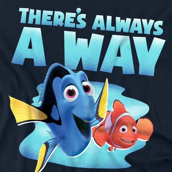Immagine prodotto Finding Nemo There's Always A Way Maglietta Dory Nemo Adulto Unisex (XL)