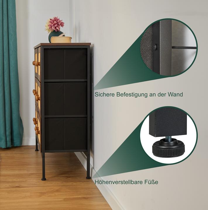 Actual product image Relaxdays Chest of drawers (100 x 32 x 83 cm)