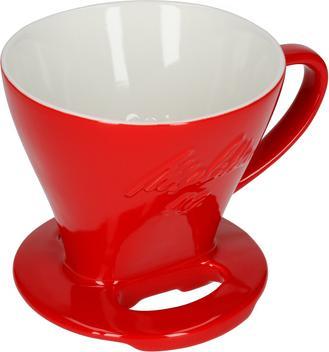 Image du produit Melitta Filtre à café en porcelaine (goutte à goutte) 102 - Rouge