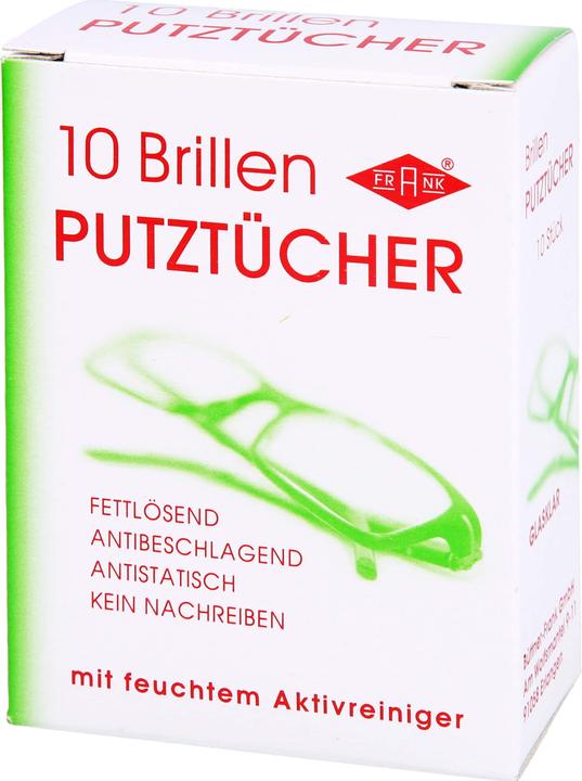 Produktbild BabyFrank Einmal Brillenputztue Fra, 10 St TUE