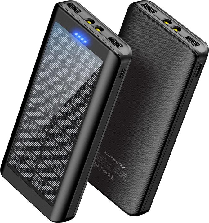 Actual product image Lonpapa Solar Powerbank 30000mAh, 2 USB Ports (30000 mAh, 12 W)