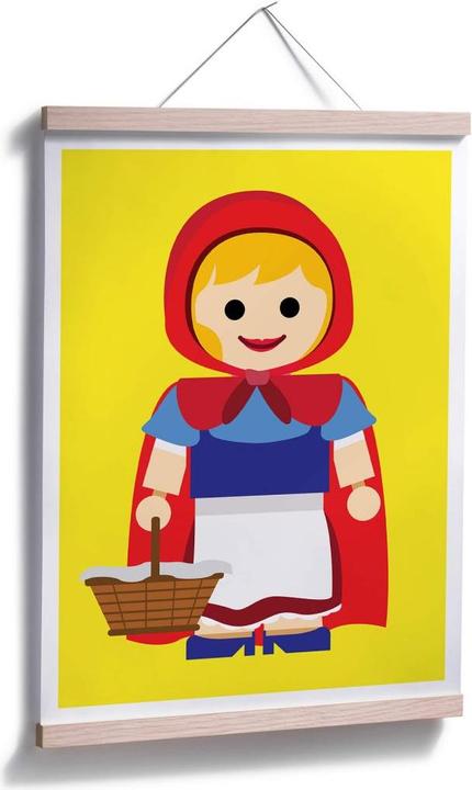 Immagine prodotto Trenddeko Giocattolo di Cappuccetto Rosso (120 x 150 cm)