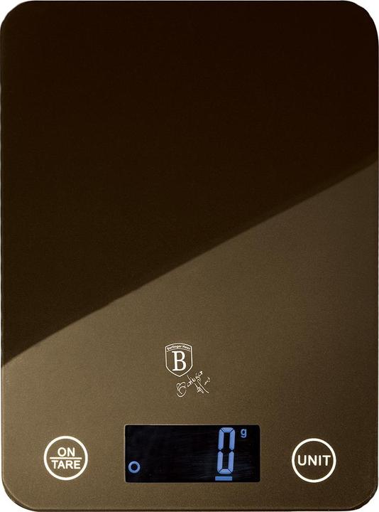 Image du produit BerlingerHaus BH9363 Échelle de cuisine numérique, capacité 5 kg Ligne métallique Shiny B