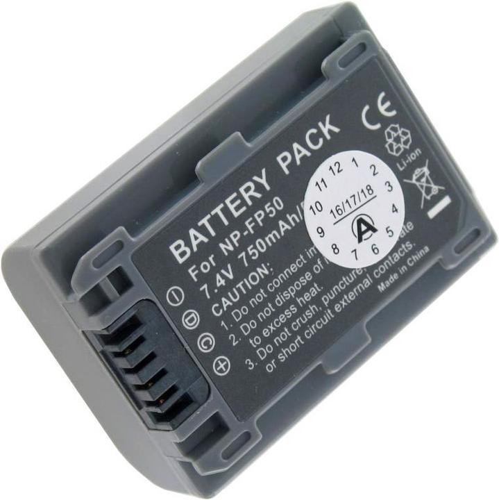 Immagine prodotto Sony Batteria NP-FP50, serie DCR-HC, DCR-DVD (Accumulatore di carica elettrica)
