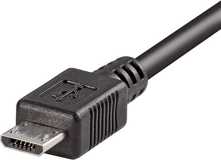 Produktbild AccuCell KFZ-Ladekabel Micro-USB mit TMC-Antenne, 2A Ladestrom