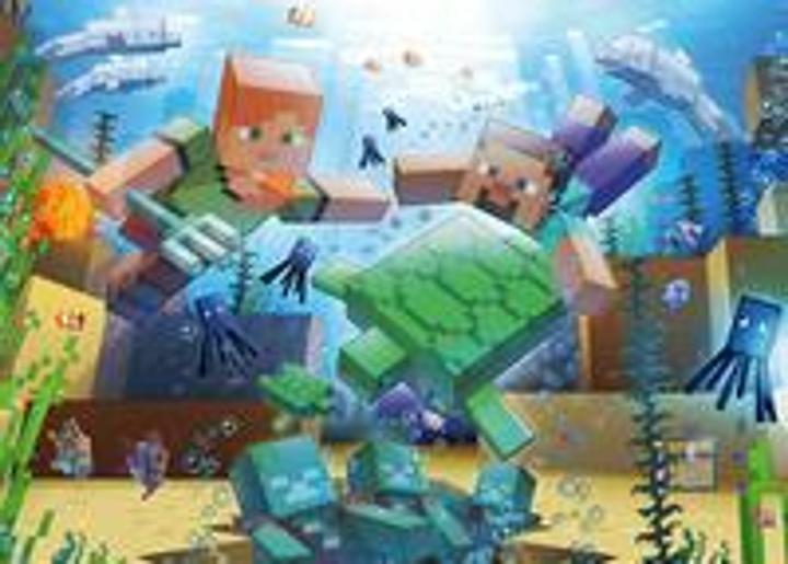 Actual product image Ravensburger Minecraft Mosaic (1000 pieces)