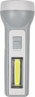 Produktbild ProPlus Taschenlampe 1W LED + 1W COB wiederaufladbar grau