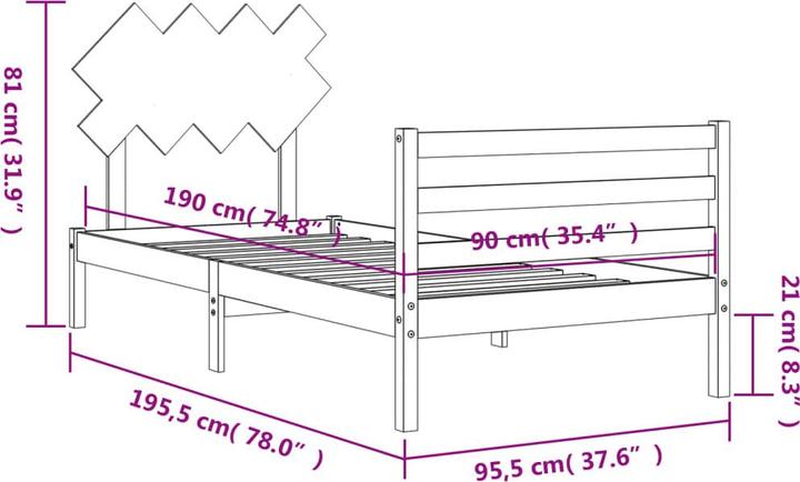 Actual product image VidaXL Lelah (120 x 200 cm)