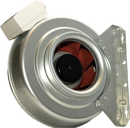 Actual product image Systemair K160 EC Sileo duct fan with potentiometer (0-10V), air volume max. 616 m³/h or 240 m³/h