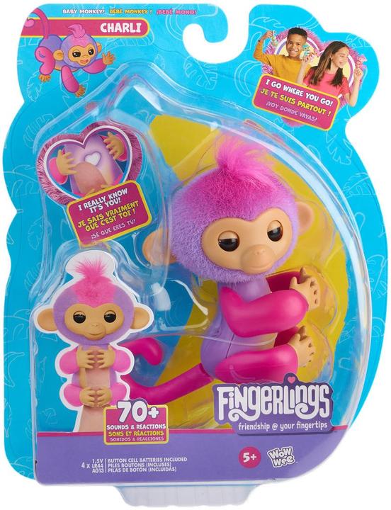 Immagine prodotto WowWee Fingerlings - Basic Monkey Purple - Charli