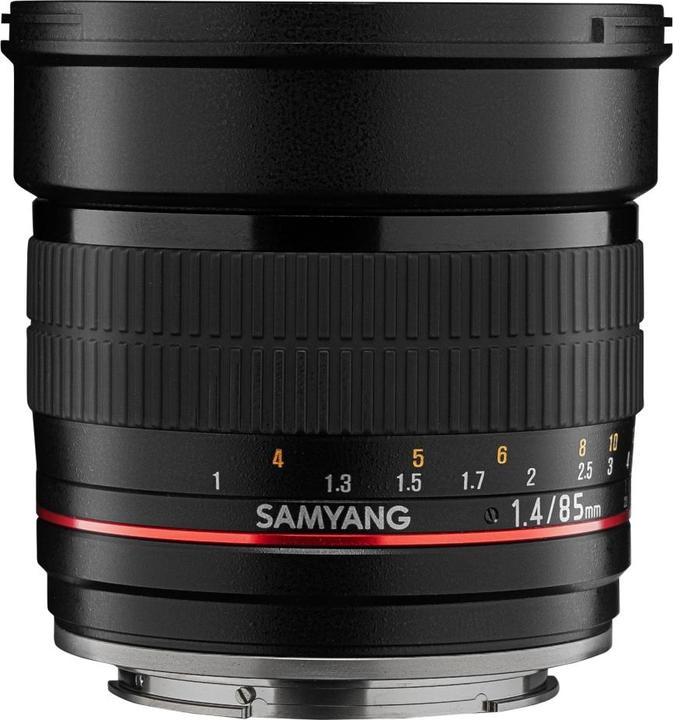 Produktbild Samyang MF 85mm F1,4 AS IF UMC Canon EF AE (Canon EF, Vollformat, APS-C / DX)