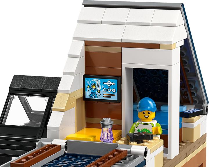 Image du produit LEGO Maison familiale avec voiture électrique (60398, LEGO City)