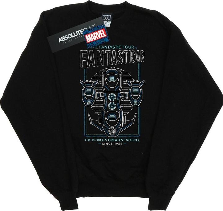 Immagine prodotto Fantastic Four Fantasticar Neon Felpa Uomo (XL)