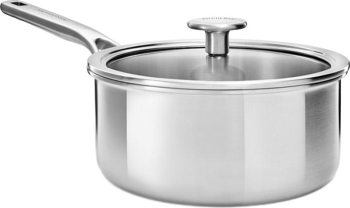 Actual product image KitchenAid 3PLY Cvd Saucepan 16cm / 1.50L Uncoated (16 cm, Saucepan, Stainless steel)