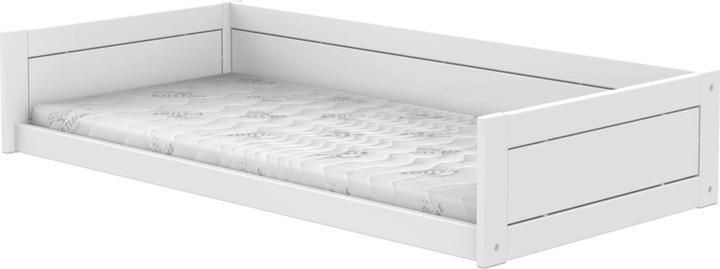 Actual product image Lifetime Kidsrooms Montessori bed 90 incl. deluxe slatted frame, fabric roof and Panda back panel