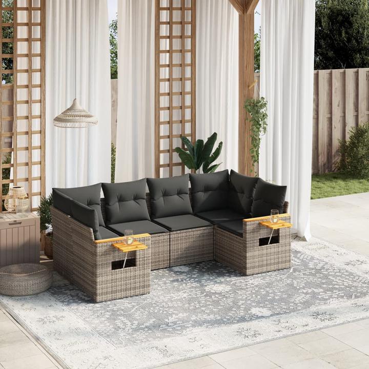 Produktbild VidaXL 10-tlg. Garten-Lounge-Set mit Kissen