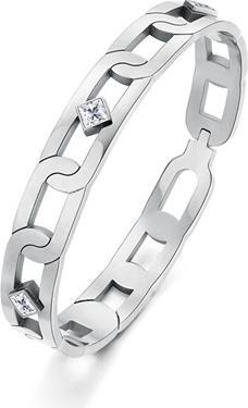 Brosway Elegant steel bracelet with crystals With You BWY19