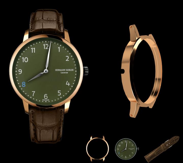 Actual product image Hermann Kobler Lausanne G-RG-DBrA (40.50 mm)