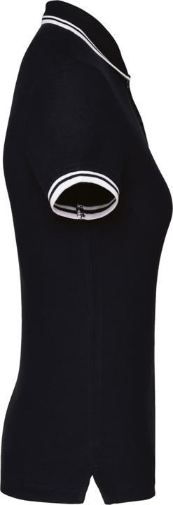 Kariban Polo-Shirt, gestreift, Damen