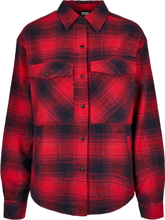 Urban Classics Ladies Check Overshirt (XS)