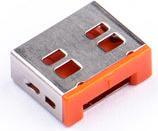 Actual product image Smart Keeper SmartKeeper Basic "USB-A Port" Blocker 6 pcs.+Key orange