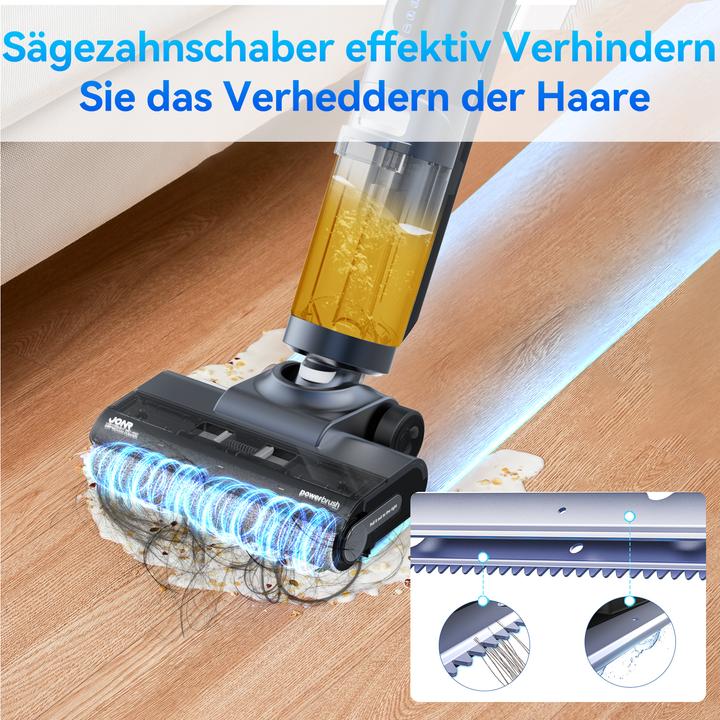 Actual product image Jonr ED12 Pro Wet Dry Vacuum Cleaner 3-in-1 Vacuum Cleaner Cordless,Double-sided edge cleaning,9kPa
