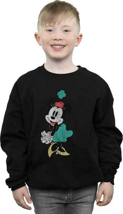 Actual product image Disney Boys Minnie Mouse Shamrock Hat Sweatshirt (128)