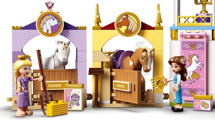 Immagine prodotto LEGO Disney Princess 43195 Belle e Rapunzel Cavallo Stabile (43195, LEGO Disney)