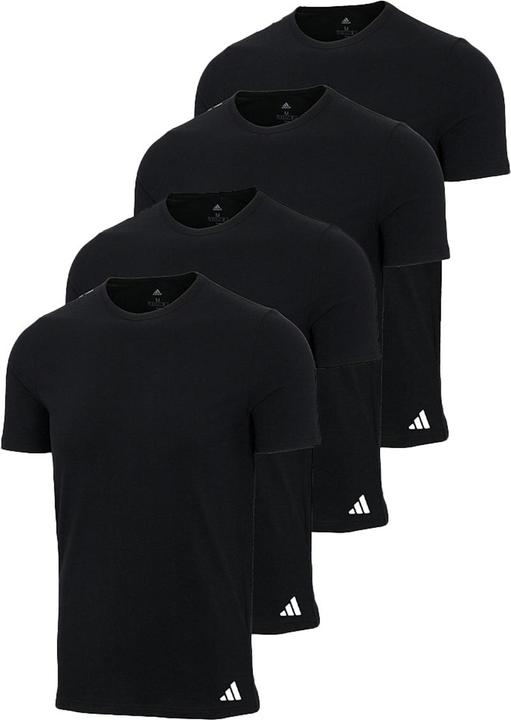 Immagine prodotto adidas 4er Pack Active Flex Cotton Unterhemd / Shirt Kurzarm (L)