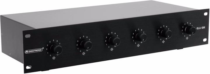 Omnitronic ELA 6M-Zonen LS-Regler 30W