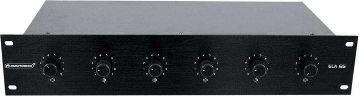 Produktbild Omnitronic ELA 6S-Zonen LS-Regler 30W