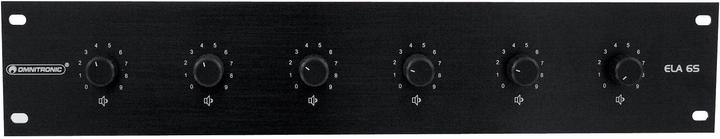Produktbild Omnitronic ELA 6S-Zonen LS-Regler 30W