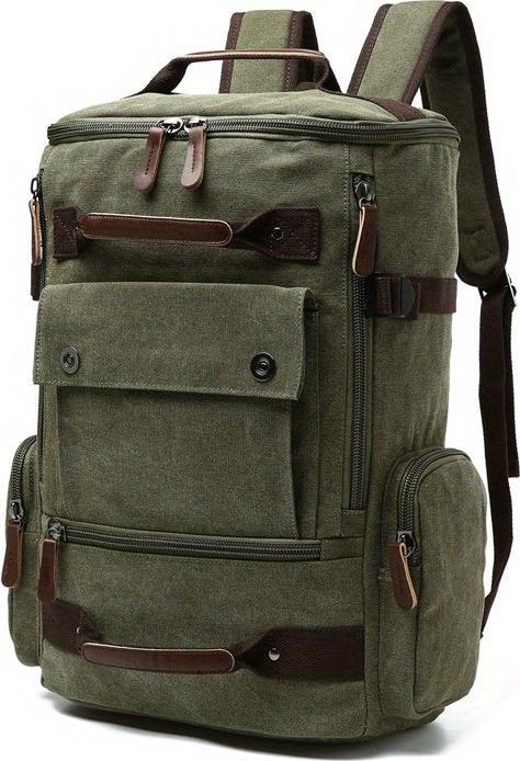 Immagine prodotto Only-Bags.Store Zaino di tela multifunzionale e resistente, borsa da trekking