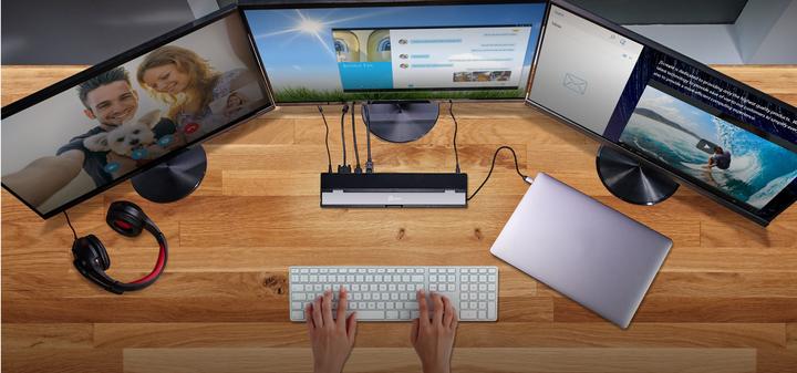 Immagine prodotto j5Create Triple Display Dock (USB-C, USB-A, 12 Porti)