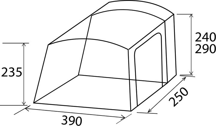 Image du produit Brunner Awning Hogar HC (Auvent, 23.50 kg, 1 personne)